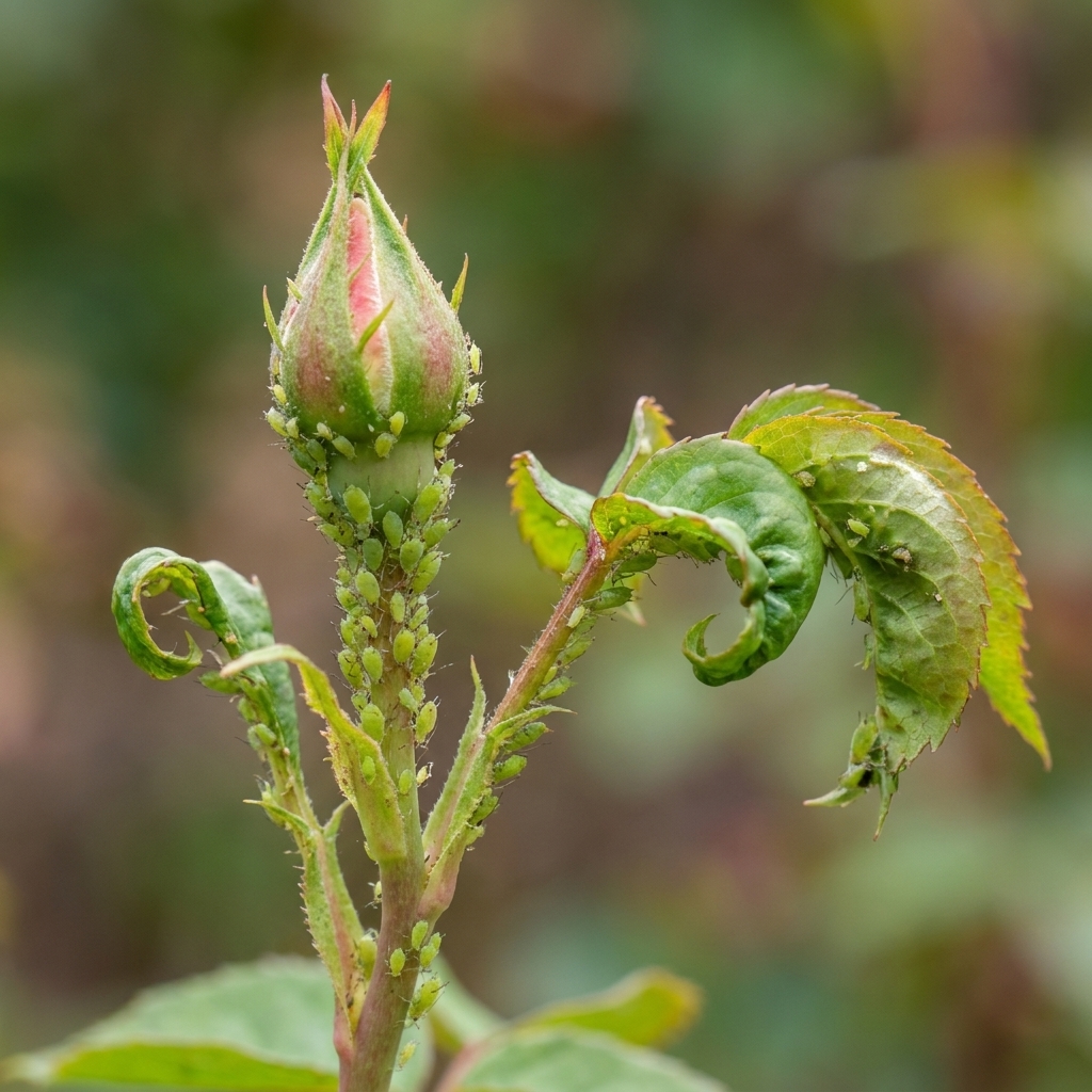 Natural Aphid Control for Roses