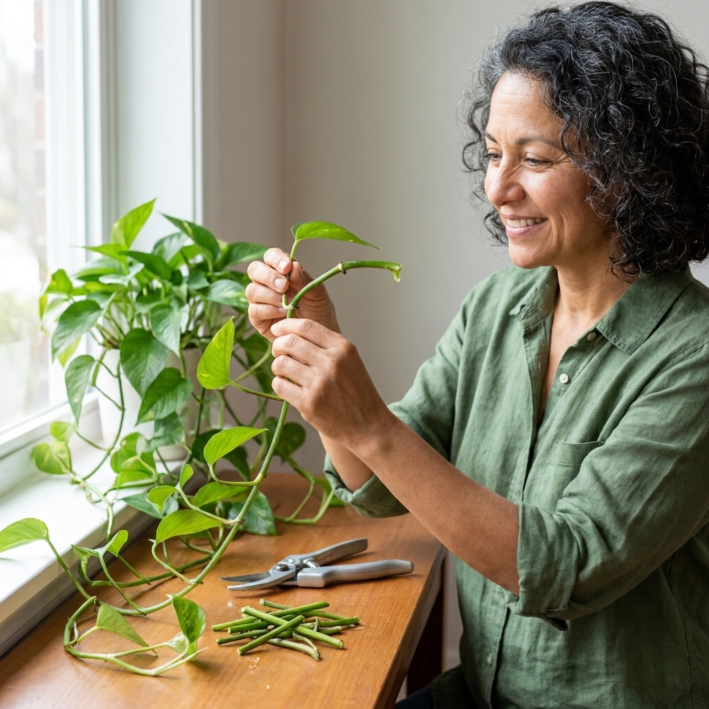 How to Prune Leggy Houseplants